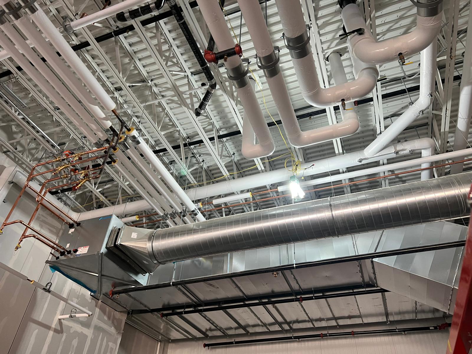 Commercial mechanical piping and duct systems